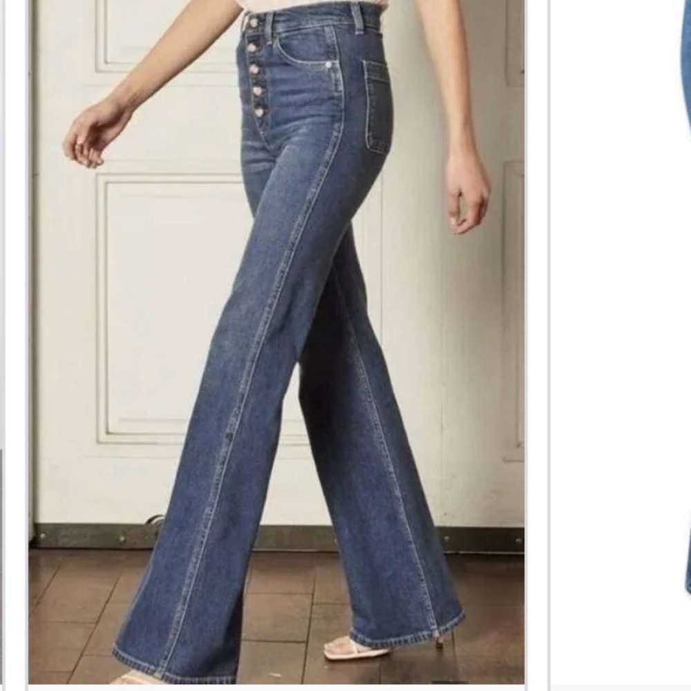 NWT Boyish The Ricky High Rise Flare Sz 28 - Picture 2 of 11